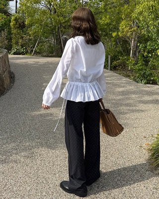 Dot banding pants
