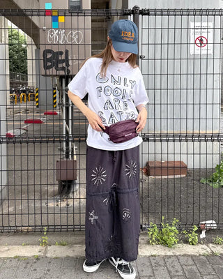 Crayon Lettering Short Sleeve T-Shirt