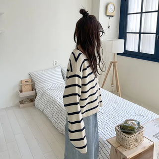 Striped cardigan