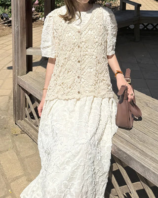 Vintage Crochet Vest