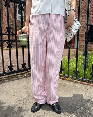 Double Stripe Summer Easy Pants