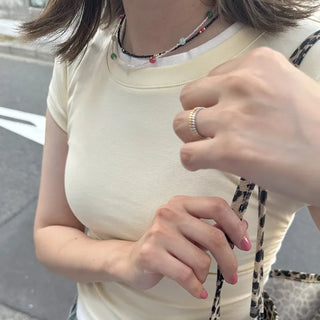 Ethnic beaded necklace