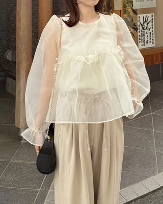 Organza Volume Blouse