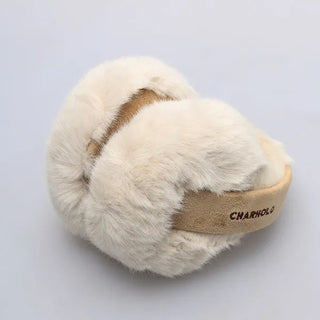 Suede wool earmuffs