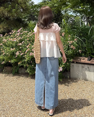 Muffler set Kankan sleeveless