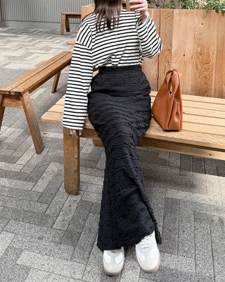 Frilled Mermaid Long Skirt