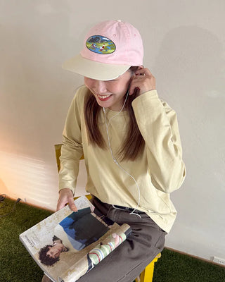 Embroidered Point Ball Cap
