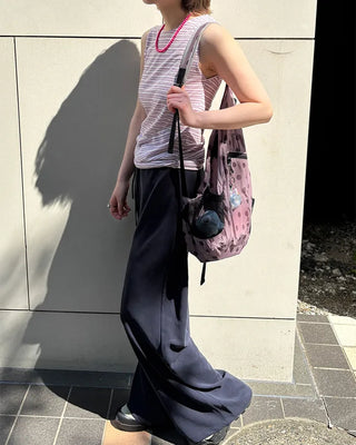 Border Heart Pocket Sleeveless