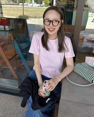 Colorful basic short-sleeved T-shirt