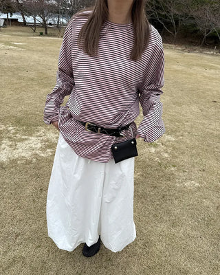 Balloon Fit Long Skirt