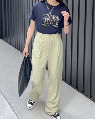 ADVICE Lettering Short-Sleeve T-Shirt