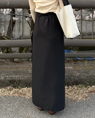 Layered strap wrap skirt