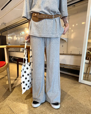 Perforated Button Sweatpants