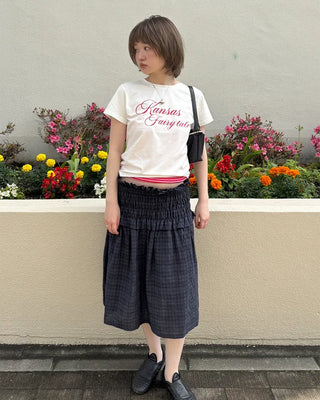 Lettering Slim Fit Short Sleeve T-Shirt