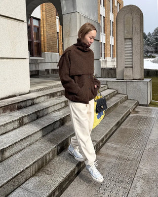Simple elastic waist jogger pants