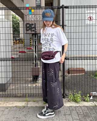 Crayon Lettering Short Sleeve T-Shirt