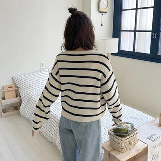 Striped cardigan
