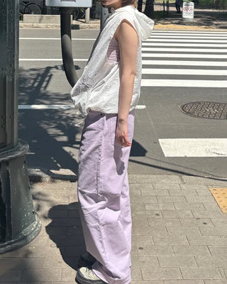 Nylon parka vest
