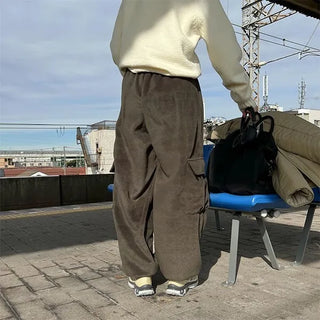 Cargo fleece pants