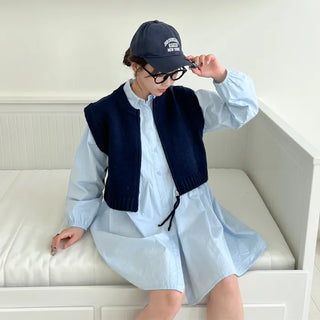 Basic Mini Shirt Dress