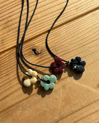 Double Flower Necklace