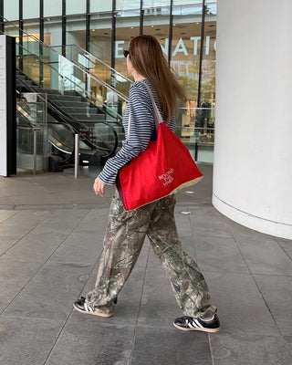 (Unisex) Double Knee Wide Tree Camouflage Pants
