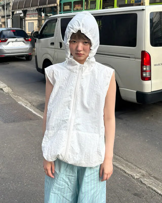 Nylon parka vest