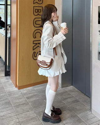 Two-button single-breasted jacket