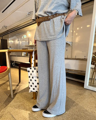 Perforated Button Sweatpants