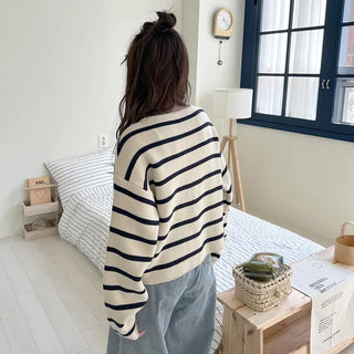 Striped cardigan