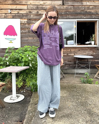 Casual Lettering Loose Fit Short Sleeve T-Shirt