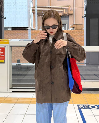 Suede Midi Jacket