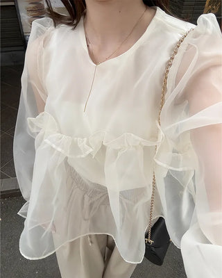 Organza Volume Blouse