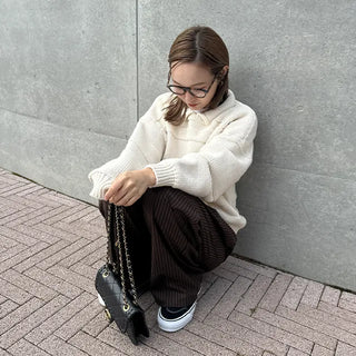 Color patchwork knit