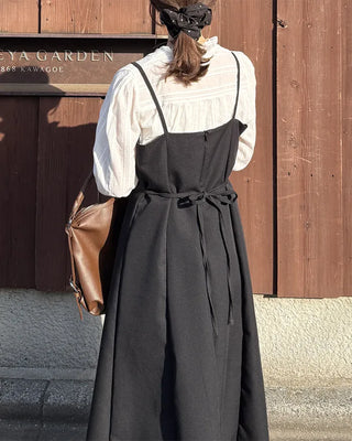 Round neck frill detail blouse