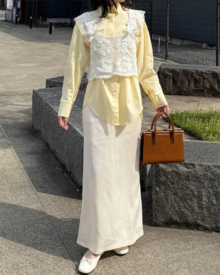 Pastel-colored basic shirt