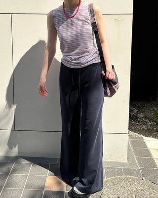 Border Heart Pocket Sleeveless