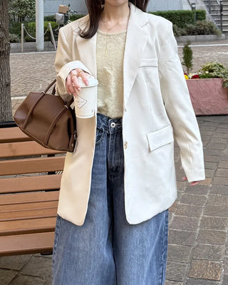 Oversized blazer jacket