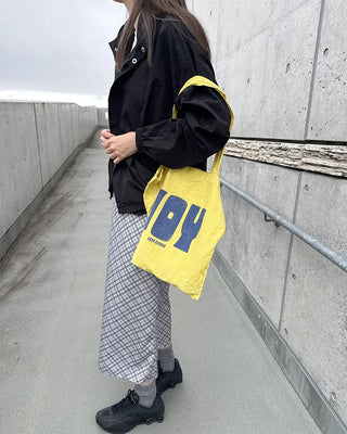 Checked long skirt