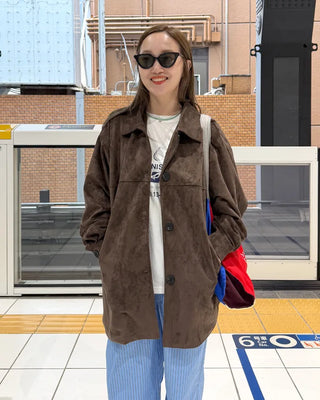 Suede Midi Jacket