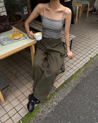 Polka dot cap camisole