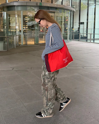 (Unisex) Double Knee Wide Tree Camouflage Pants