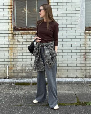 Waffle Wide Easy Pants