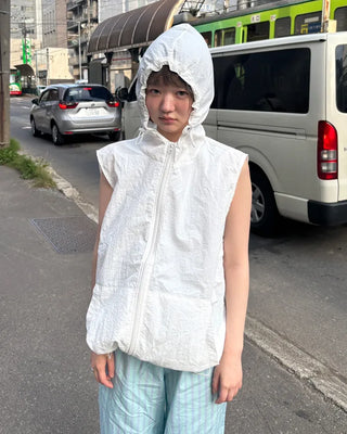Nylon parka vest