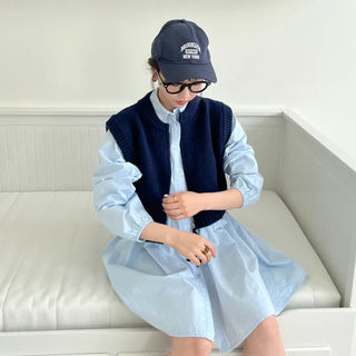 Basic Mini Shirt Dress