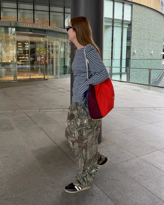 (Unisex) Double Knee Wide Tree Camouflage Pants