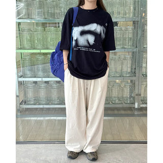 (Unisex) Cotton Wide Pants
