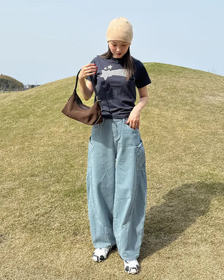 Border Star Patch Short-Sleeve T-Shirt