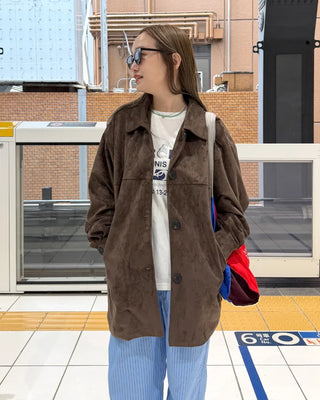 Suede Midi Jacket