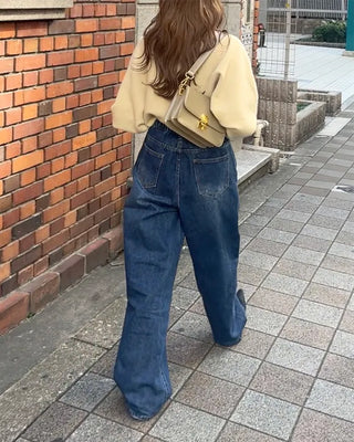 Asymmetrical Shoulder Loose Fit Knit